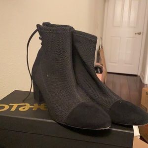 Schutz Lace Up Booties